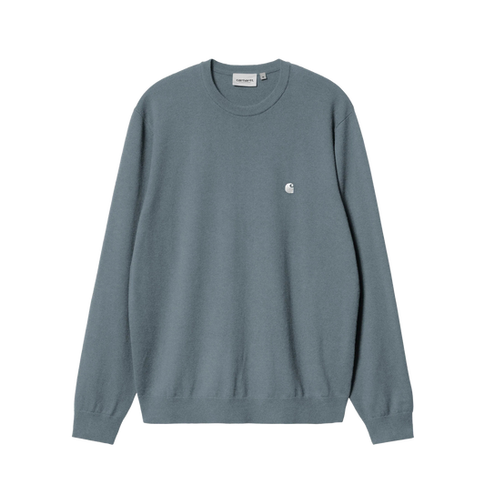 Carhartt WIP Madison Sweater Velvet Blue/White
