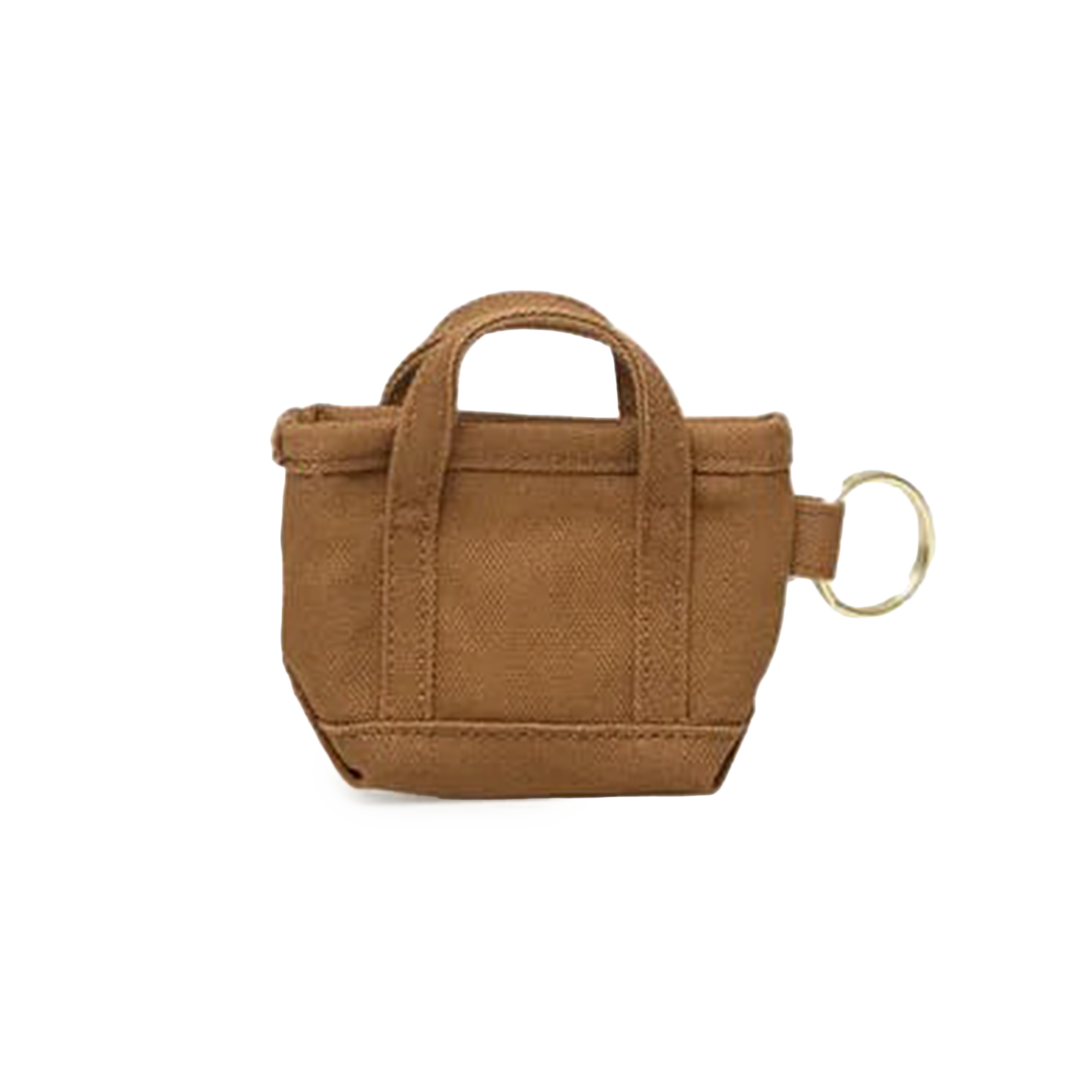Carhartt WIP Mini Tote Bag Keychain Hamilton Brown