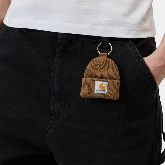 Carhartt WIP Mini Watch Hat Keychain Hamilton Brown
