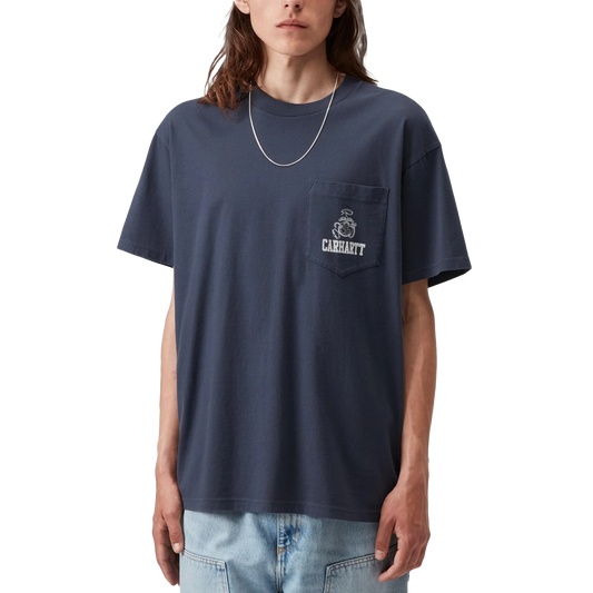 Carhartt WIP S/S Pond Corps Pocket T-Shirt Blue