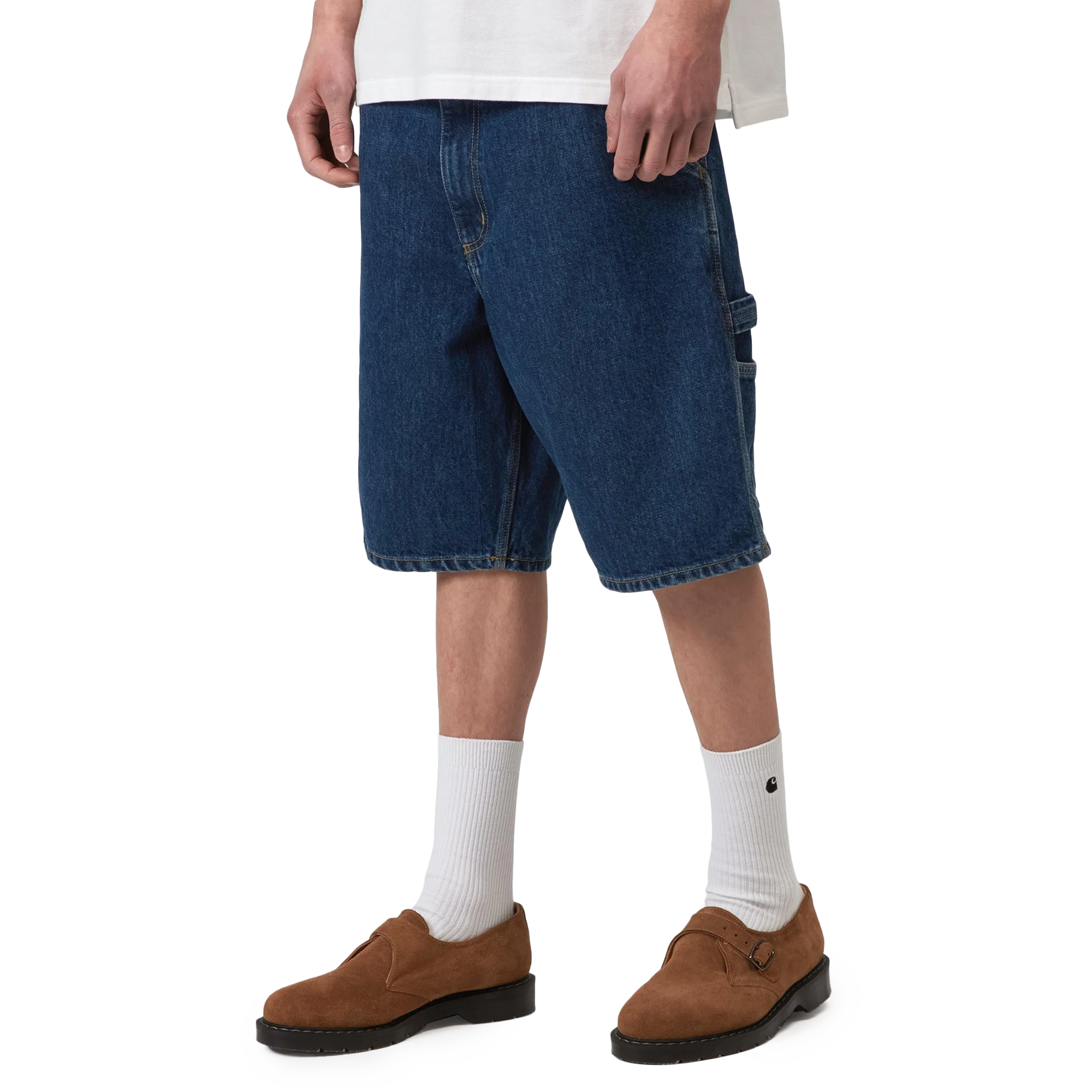 Carhartt WIP Single Knee Short Blue