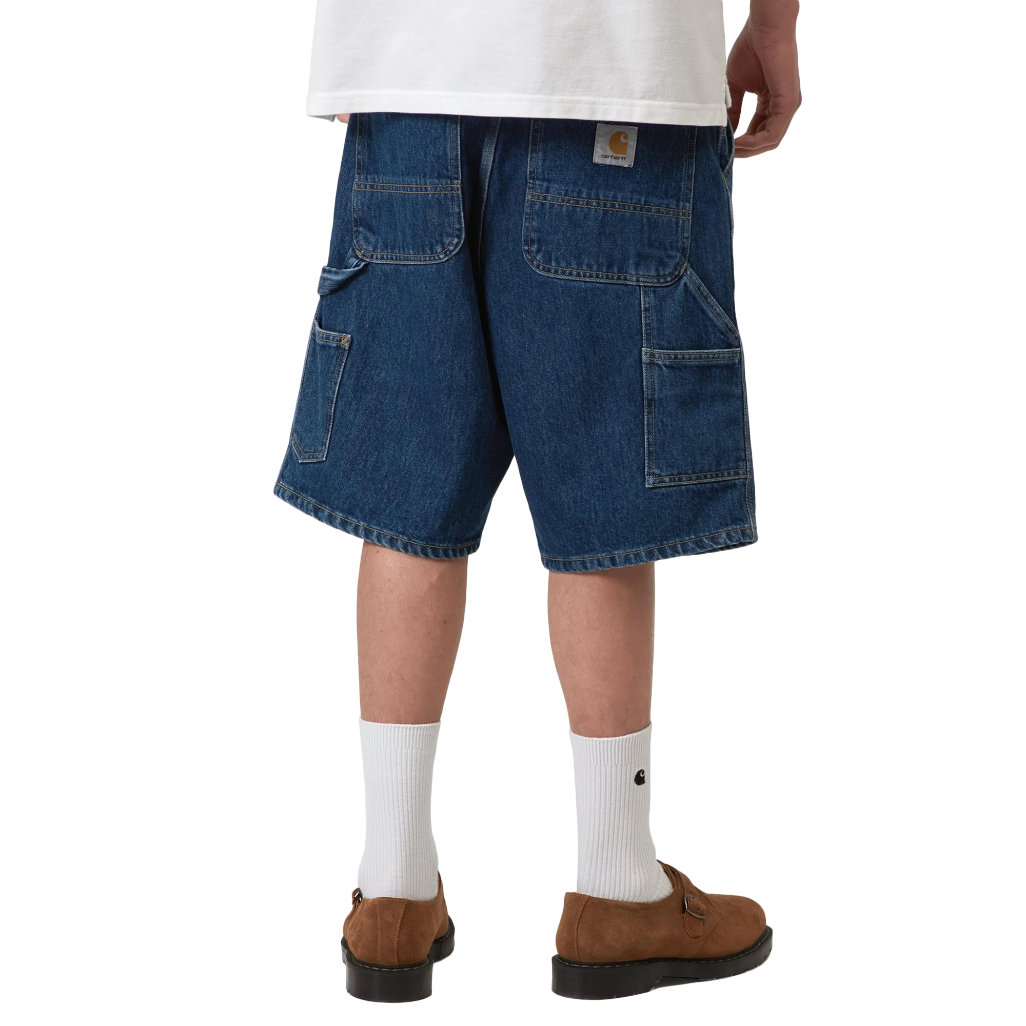 Carhartt WIP Single Knee Short Blue