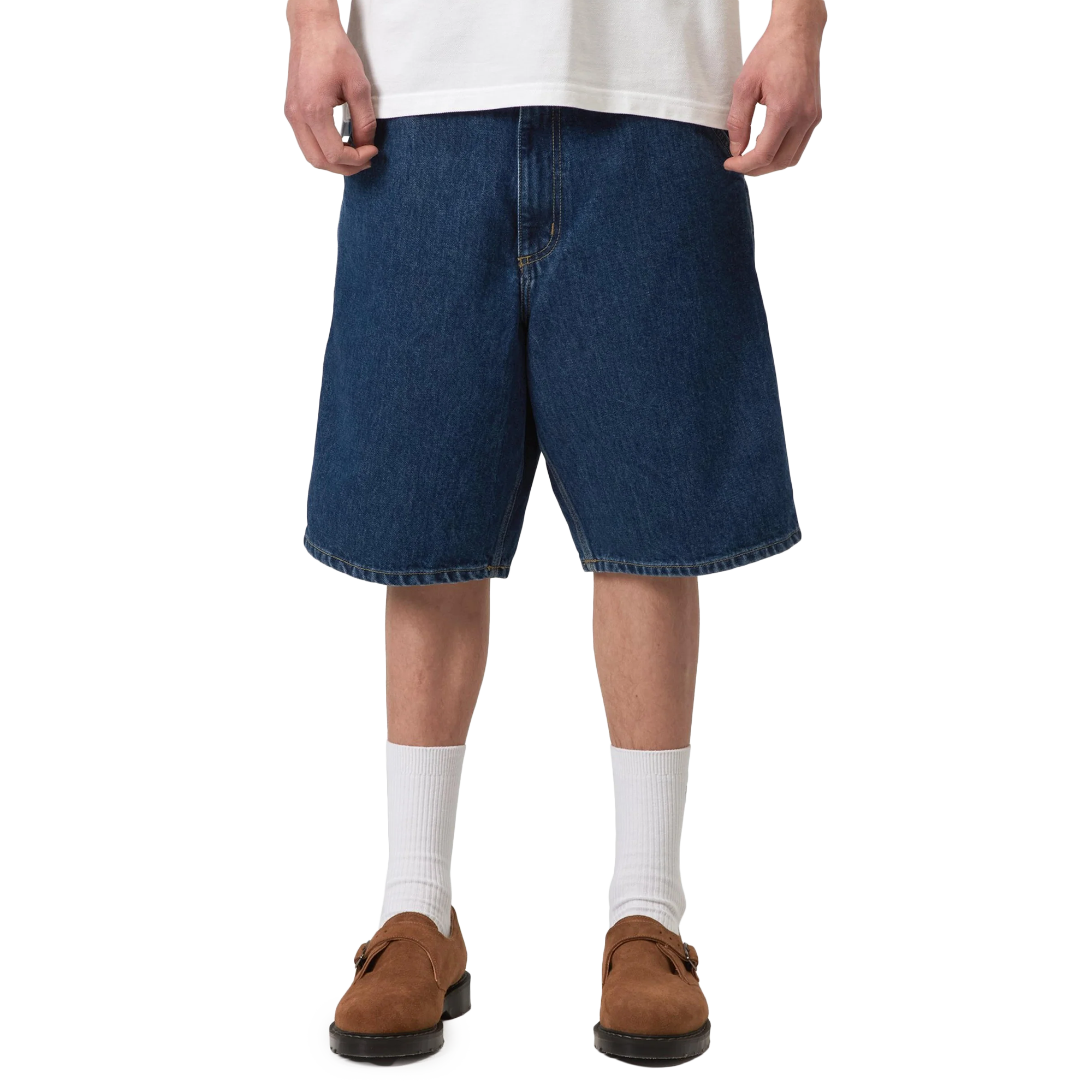 Carhartt WIP Single Knee Short Blue