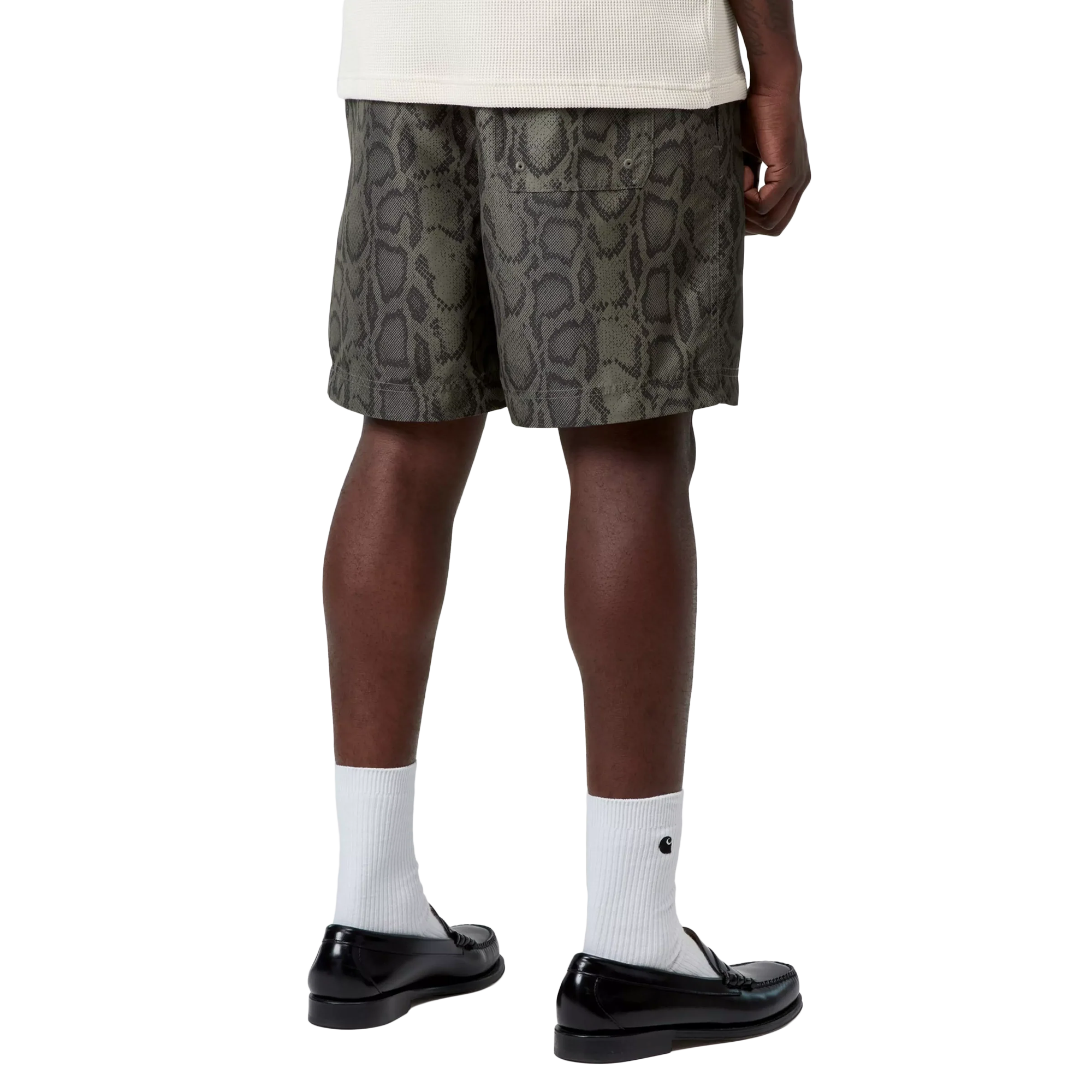 Carhartt WIP Slater Swim Trunks Snake Camo Leaf