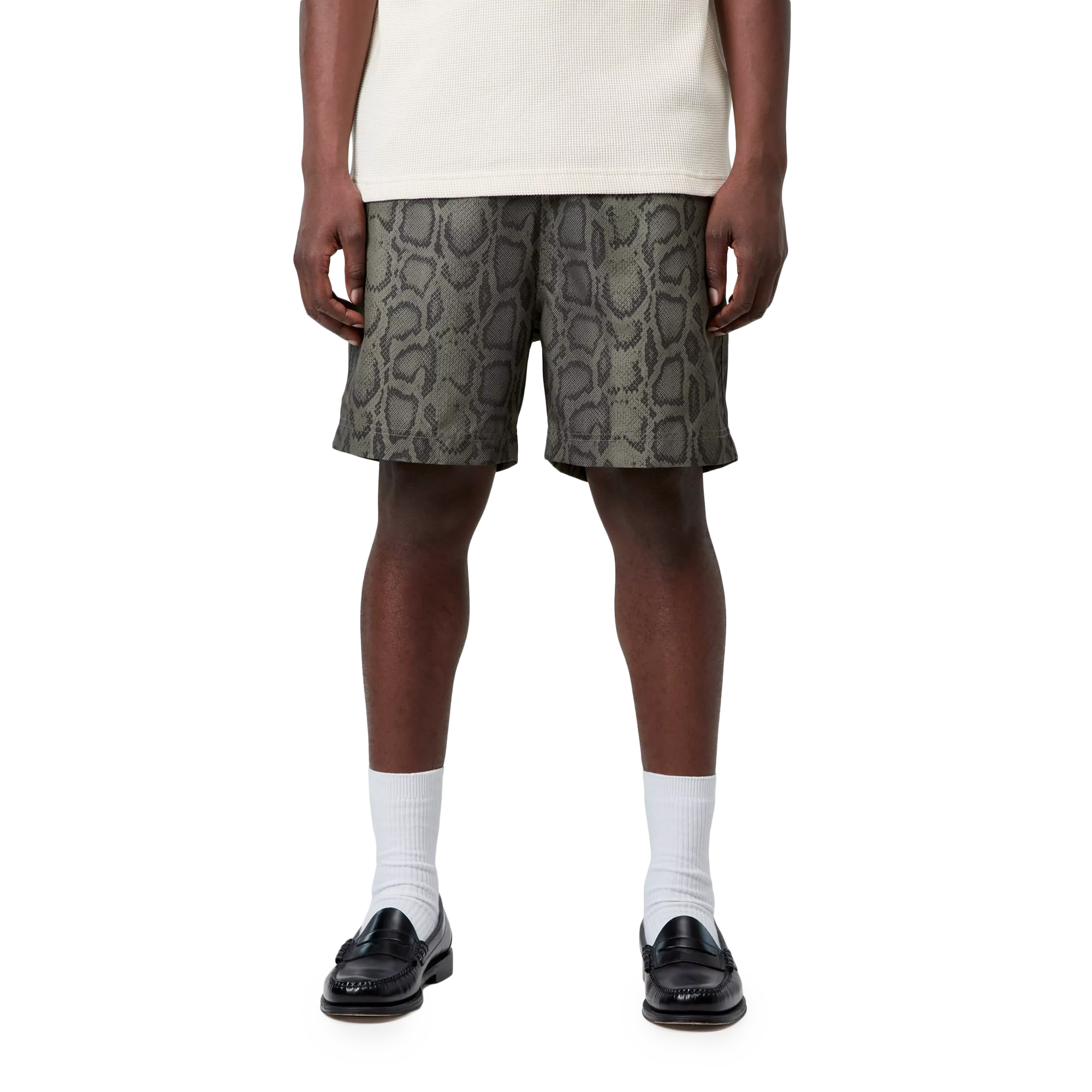 Carhartt WIP Slater Swim Trunks Snake Camo Leaf