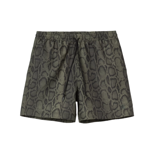 Carhartt WIP Slater Swim Trunks Snake Camo Leaf