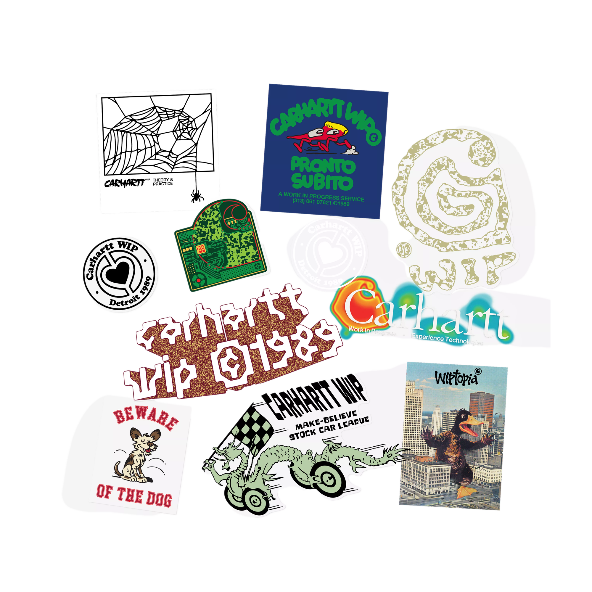 Carhartt WIP Sticker Bag 10 Pack (FW25)