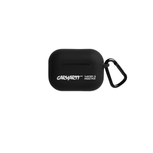 Carhartt WIP Theory and Practice AirPods Case Black/White AP3