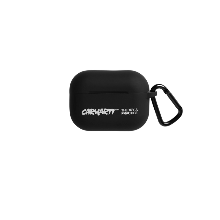 Carhartt WIP Theory and Practice AirPods Case Black/White AP3