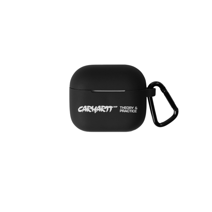 Carhartt WIP Theory and Practice AirPods Case Black/White APP