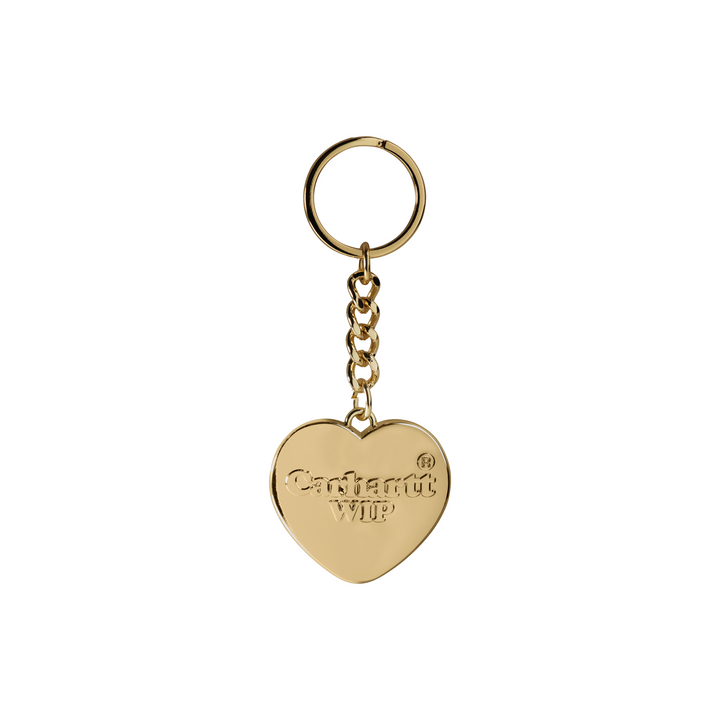 Carhartt Heart Keychain Gold