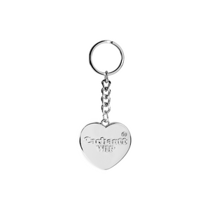 Carhartt Heart Keychain Silver