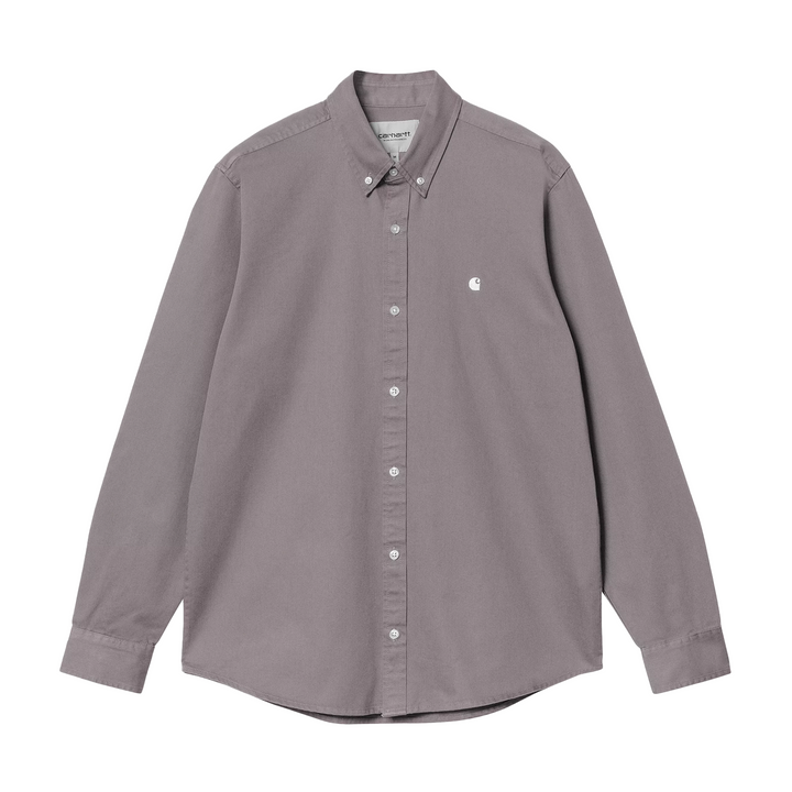 Carhartt L/S Madison Shirt Yosemite/White I023339.2QEXX