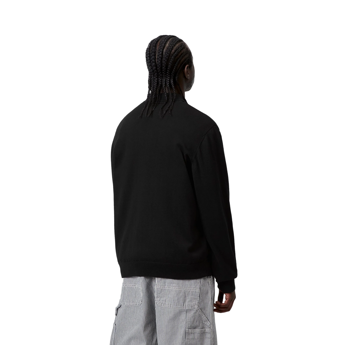 Carhartt WIP L/S Madison Polo Black/White