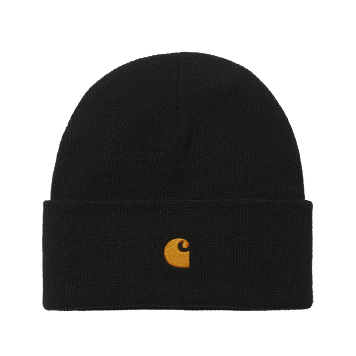 Carhartt WIP Chase Beanie Black/Gold