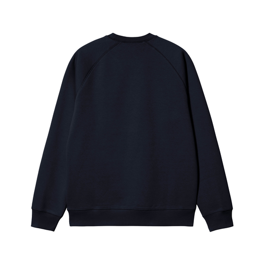 Carhartt WIP Chase Sweat Dark Navy/Gold