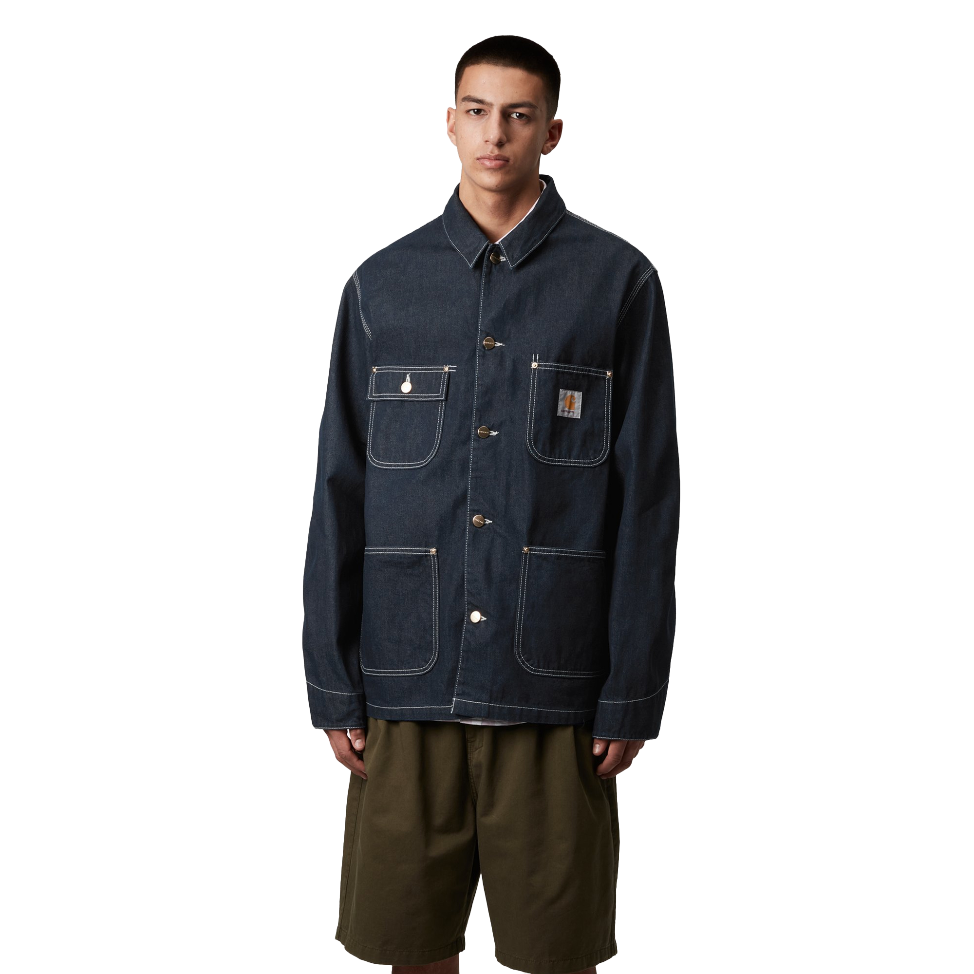 Carhartt WIP OG Chore Coat Blue One Wash