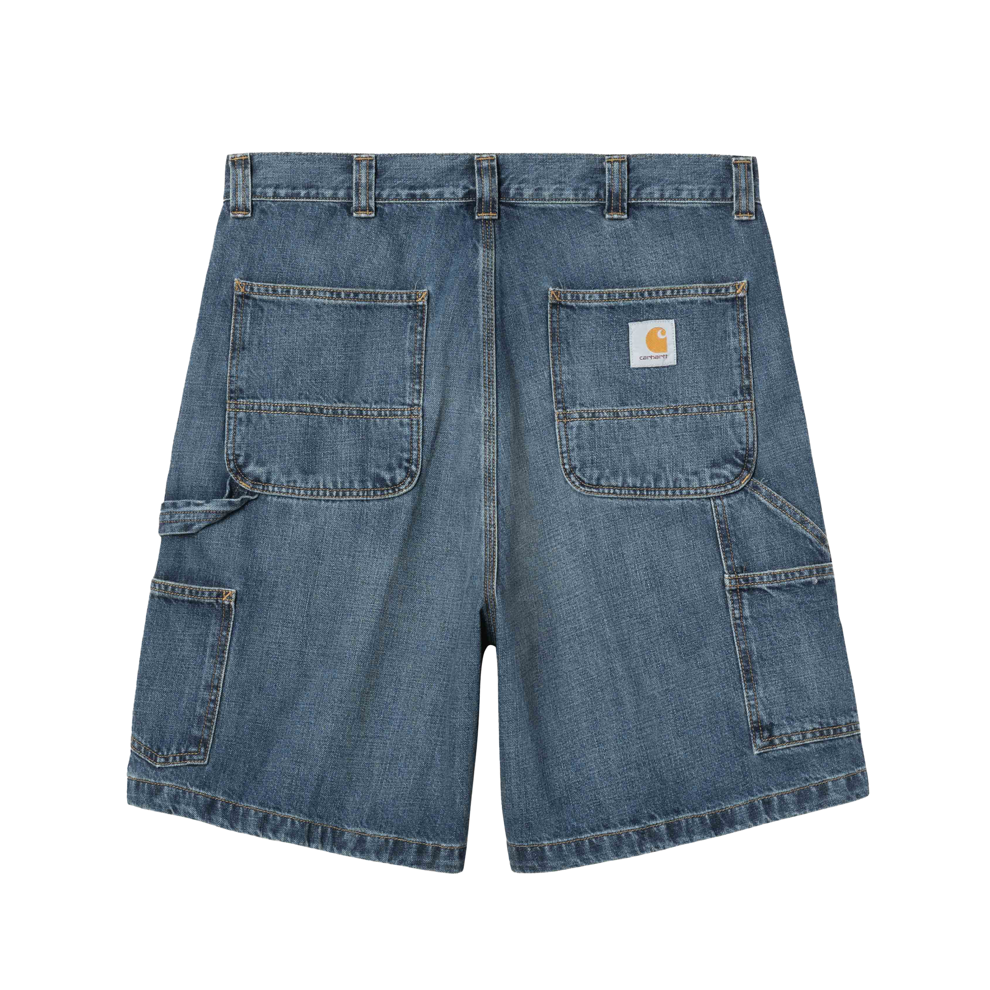 Carhartt WIP OG Single Knee Short Blue Dark Used Wash
