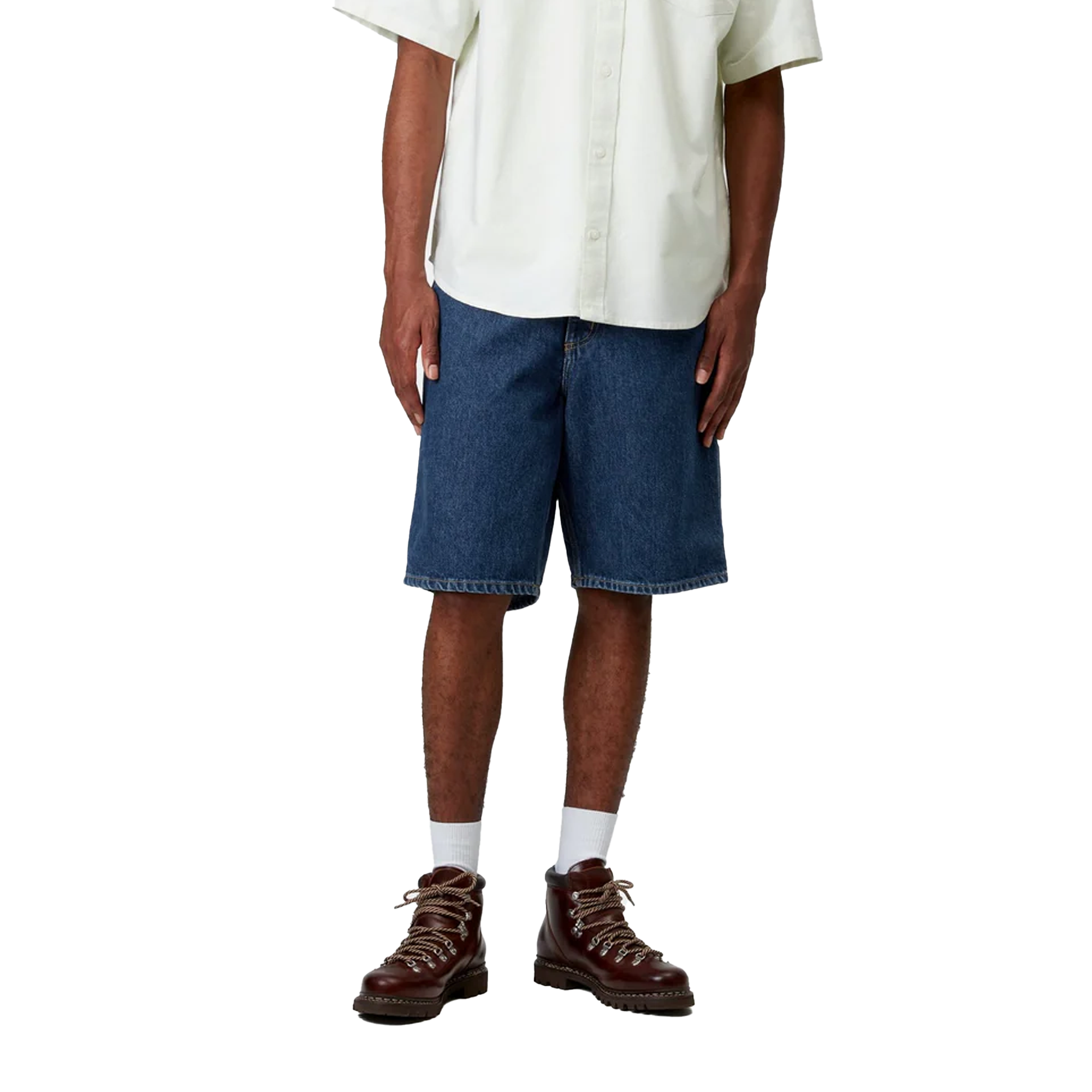 Carhartt WIP Single Knee Short Blue Stone Washed