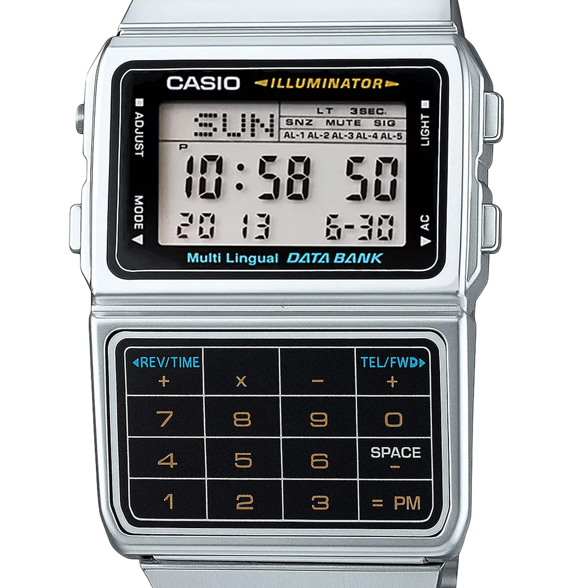 Casio Databank Stainless Steel DBC611-1D