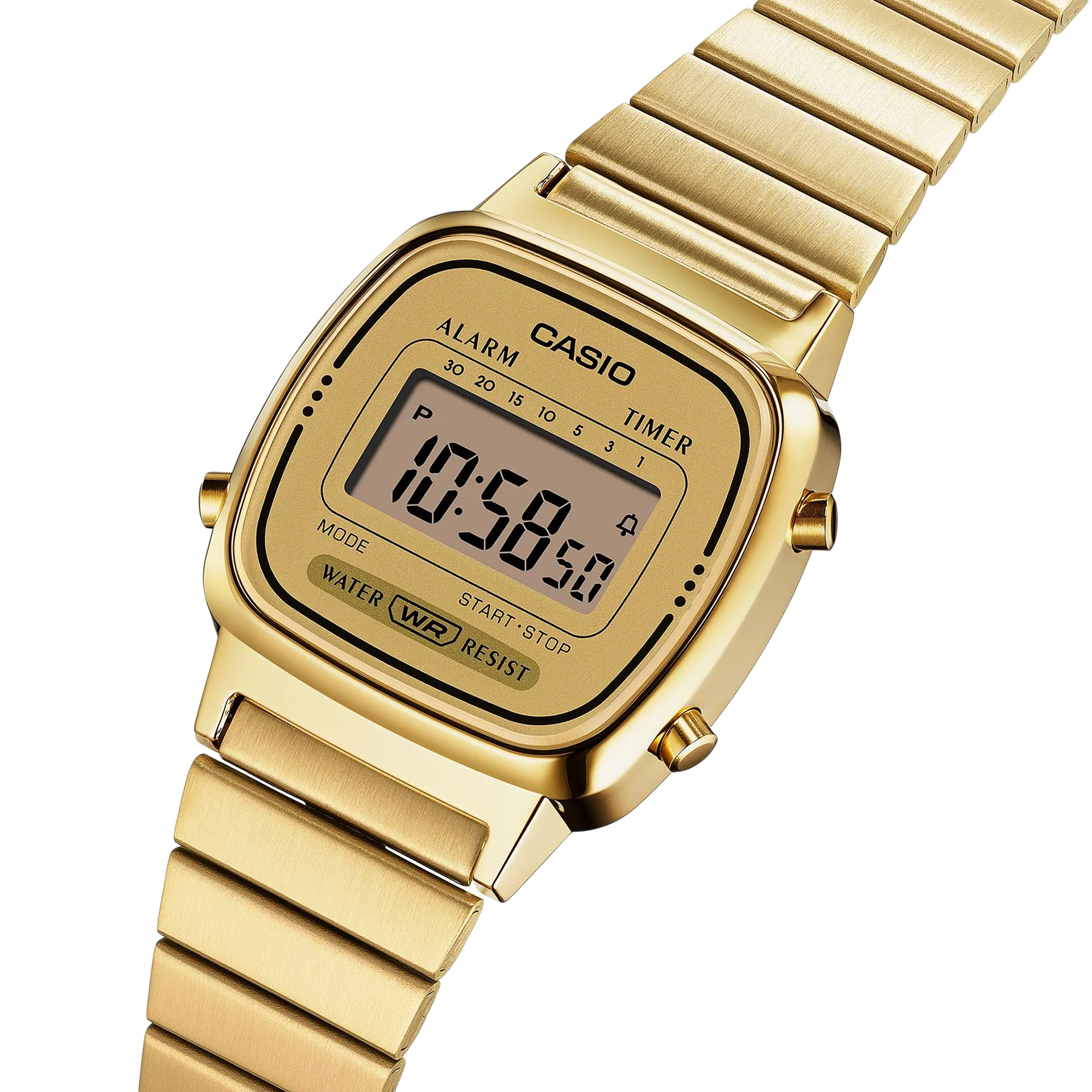 Casio Digital Gold Face LA670WGA-9