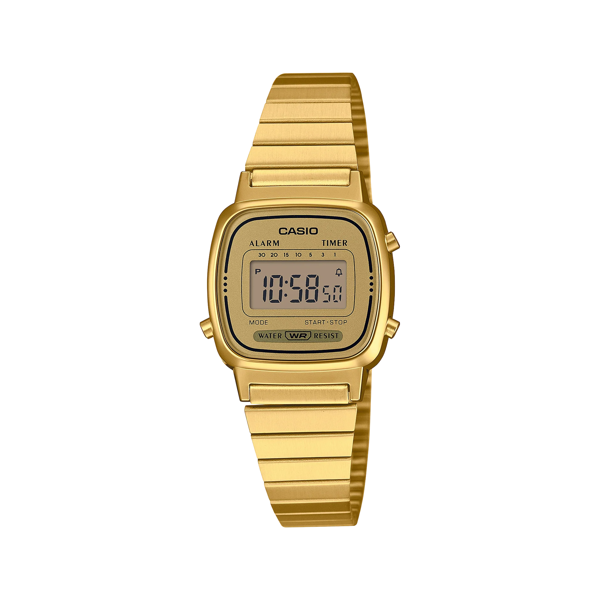 Casio Digital Gold Face LA670WGA-9