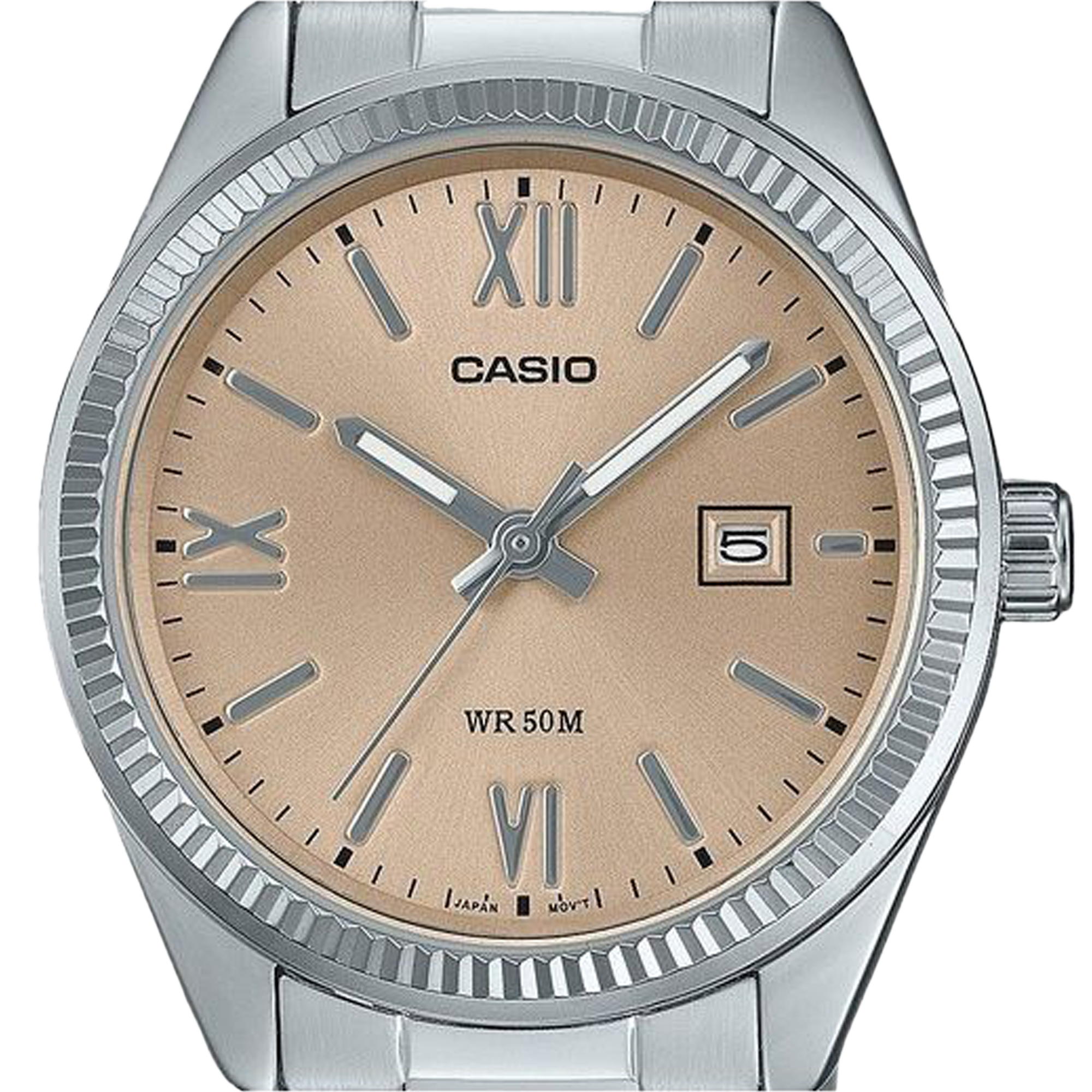 Casio Ladies Analogue Gold Face S/Steel Band LTP1302DD-4A2