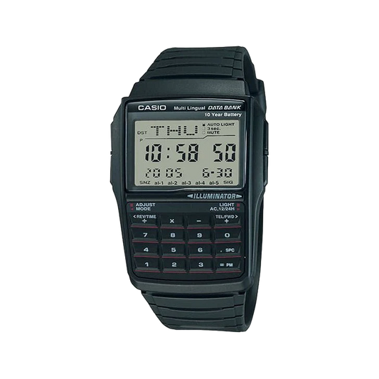 Casio Vintage Digital Databank Calculator Black DBC32-1