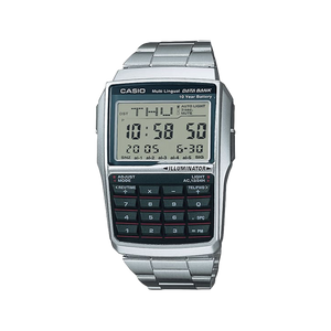 Casio Vintage Digital Databank Calculator Silver DBC32D-1