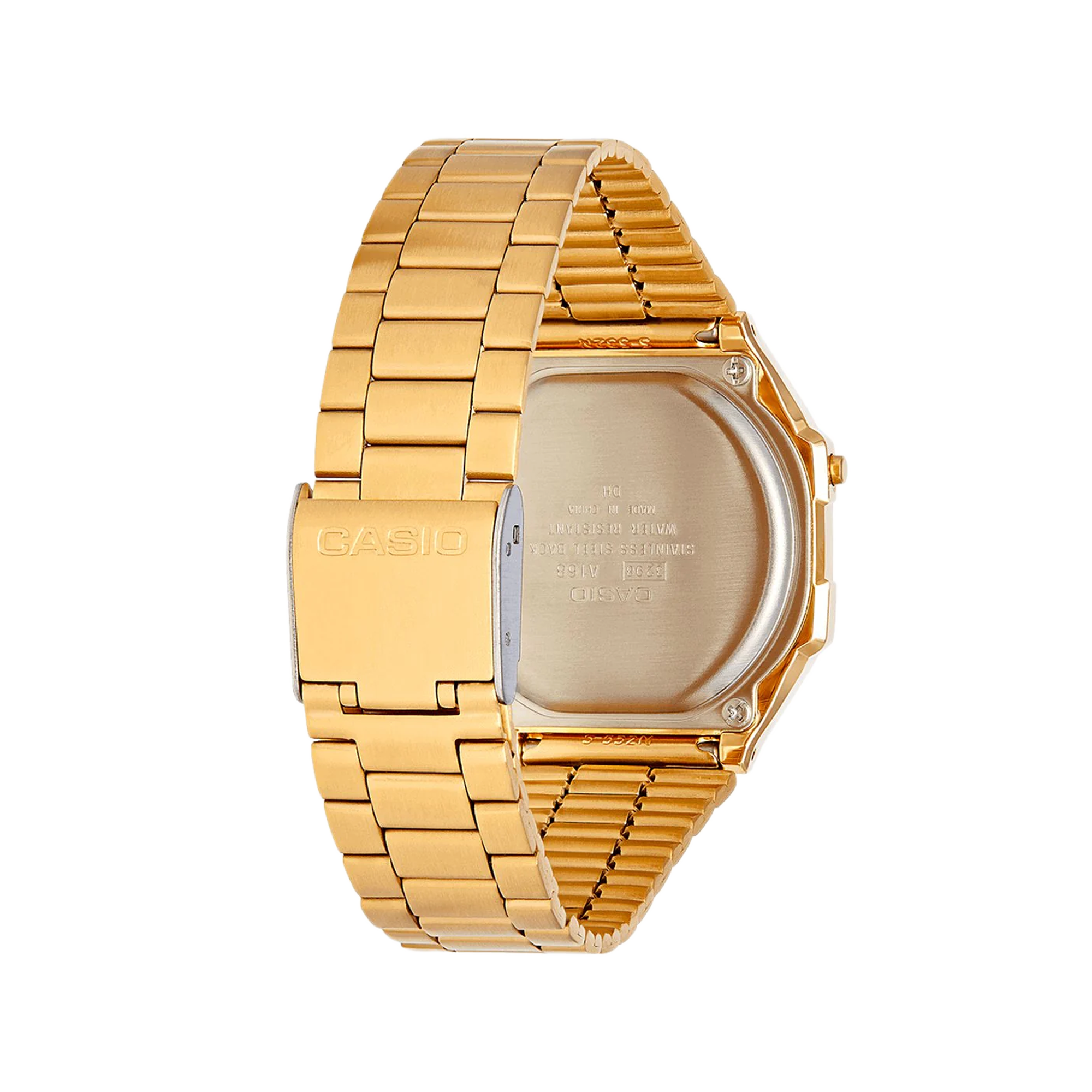 Casio Vintage Digital Illuminator Gold A168WG-9W