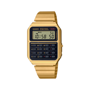 Casio Vintage Digital Metal Calculator Gold CA500WEG-1A