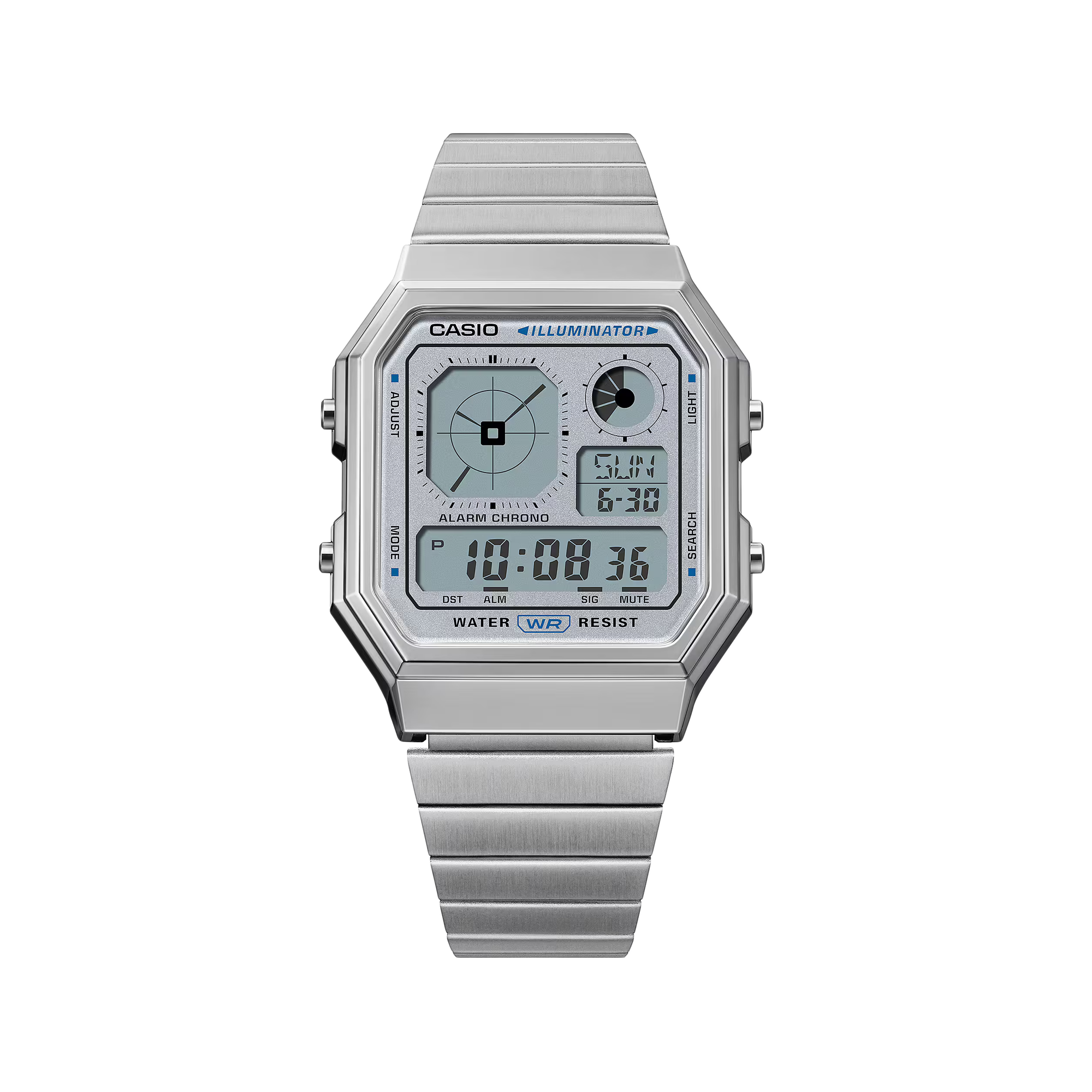 Casio Vintage Digital Series Silver A130WE-7A