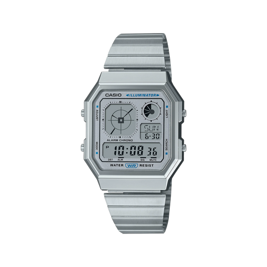 Casio Vintage Digital Series Silver A130WE-7A