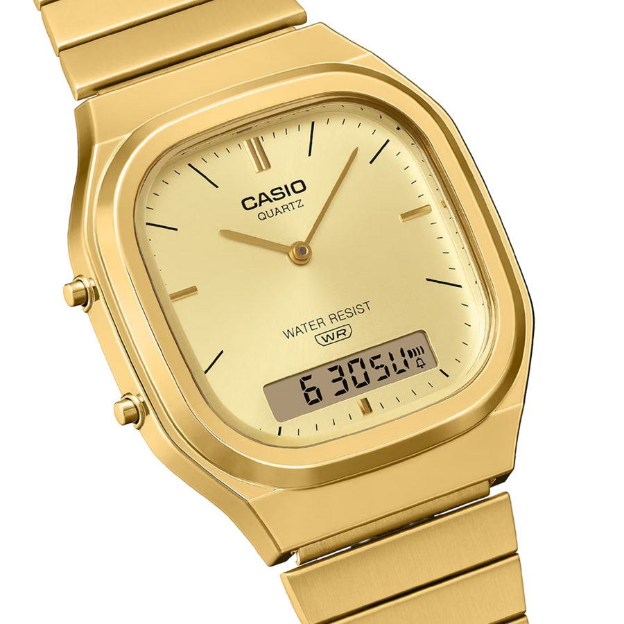 Casio Vintage Retro-Modern Gold AQ-240EG-9ADF