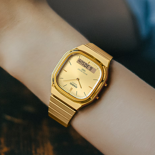 Casio Vintage Retro-Modern Gold AQ-240EG-9ADF