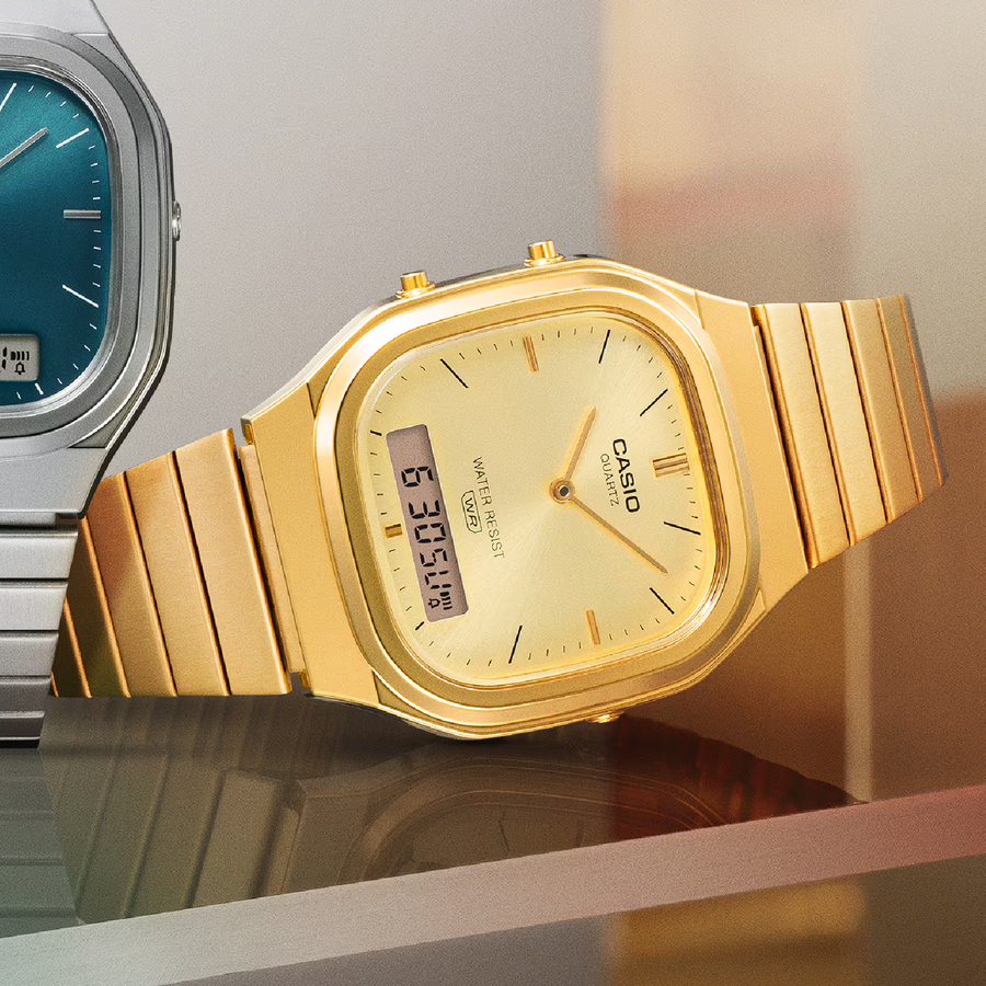 Casio Vintage Retro-Modern Gold AQ-240EG-9ADF