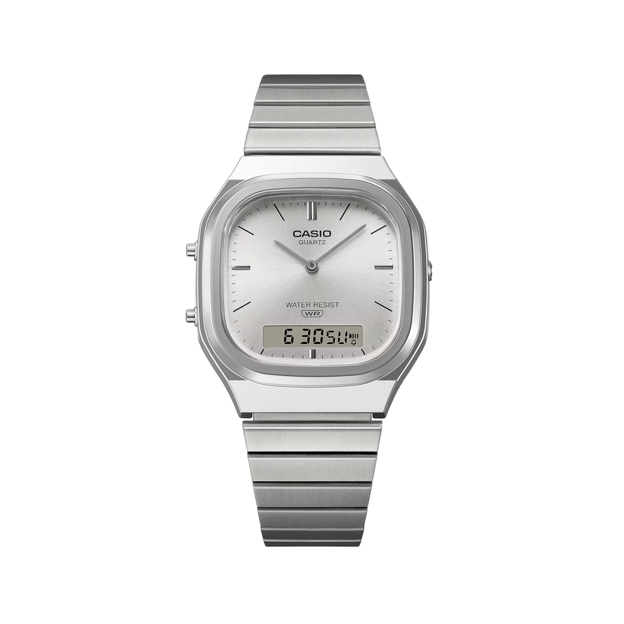 Casio Vintage Retro-Modern Silver AQ-240E-7ADF