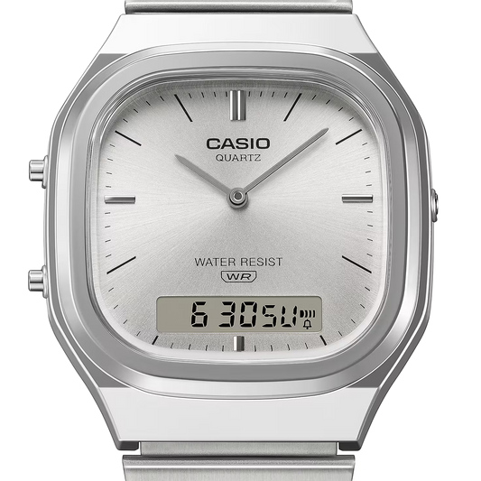 Casio Vintage Retro-Modern Silver AQ-240E-7ADF
