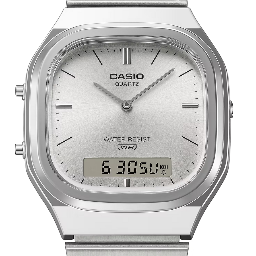 Casio Vintage Retro-Modern Silver AQ-240E-7ADF
