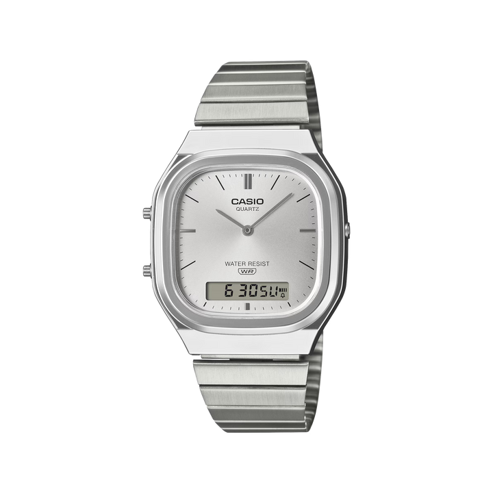 Casio Vintage Retro-Modern Silver AQ-240E-7ADF