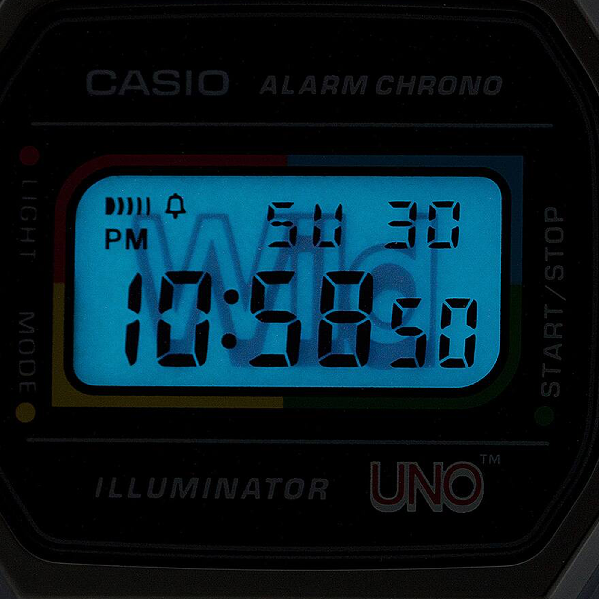 Casio Vintage x UNO Black Face IP S/Steel A168WEUC-1A