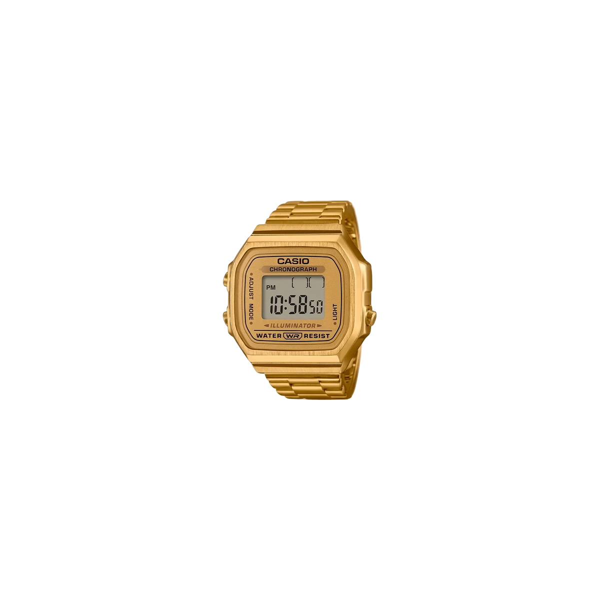 Casio Digital Ring Watch Gold Plated CRW002G-9A