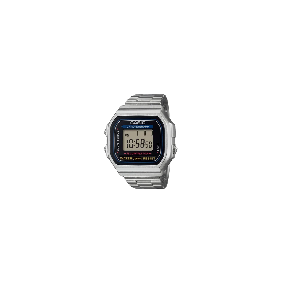 Casio Digital Ring Watch Silver Plated CRW002D-1A