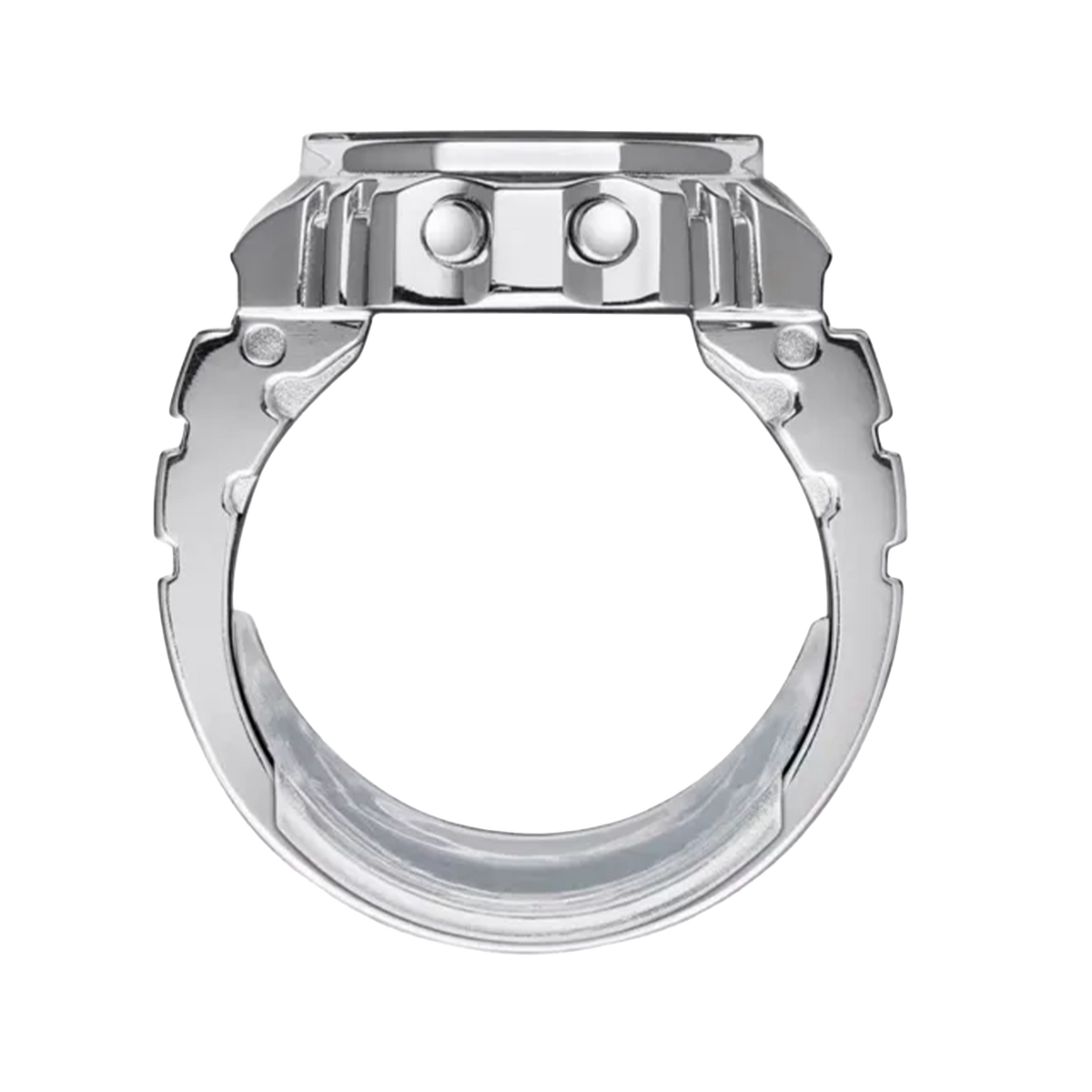 Casio Digital Ring Watch Silver Plated CRW002D-1A