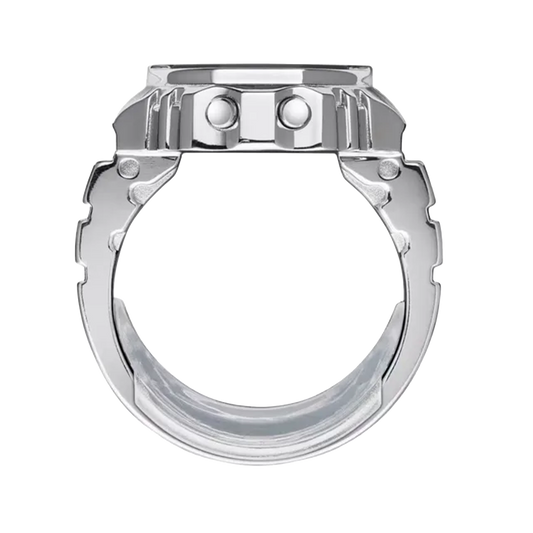 Casio Digital Ring Watch Silver Plated CRW002D-1A