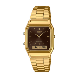 Casio Duo Square Case AQ230GA-5A Gold