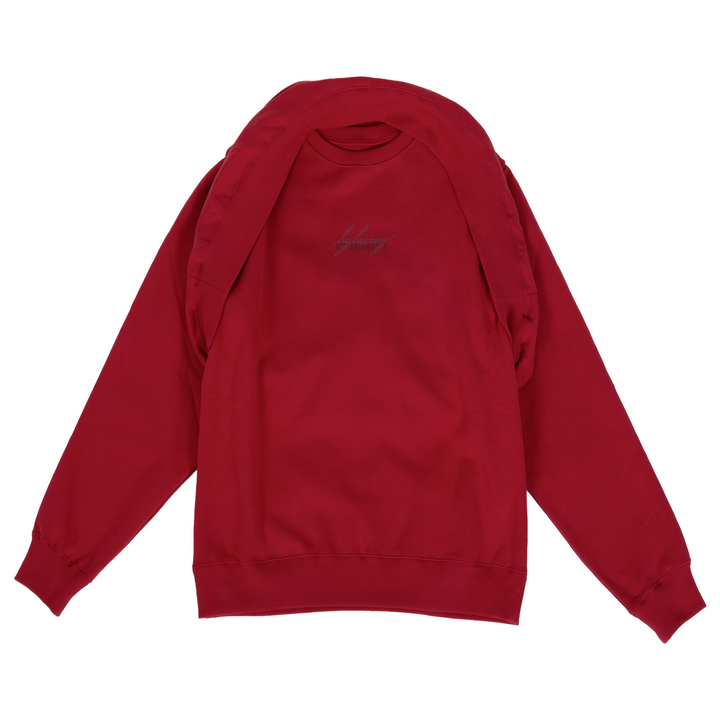 Martine Rose Celebration Crew Big Business Red Burgundy