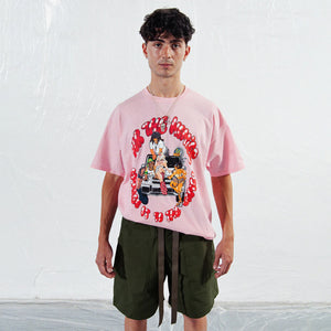 For The Homies Charge It T-Shirt Pink