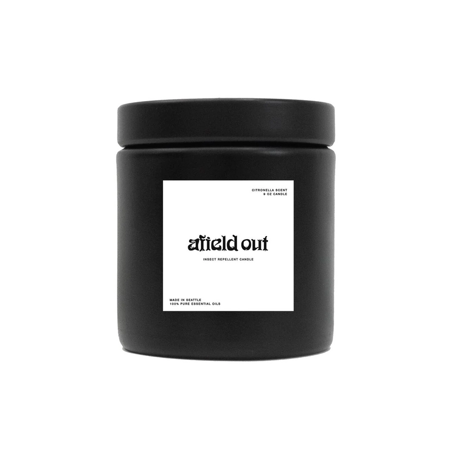 Afield Out | Citronella Candle | Black | AOSU23-ACC
