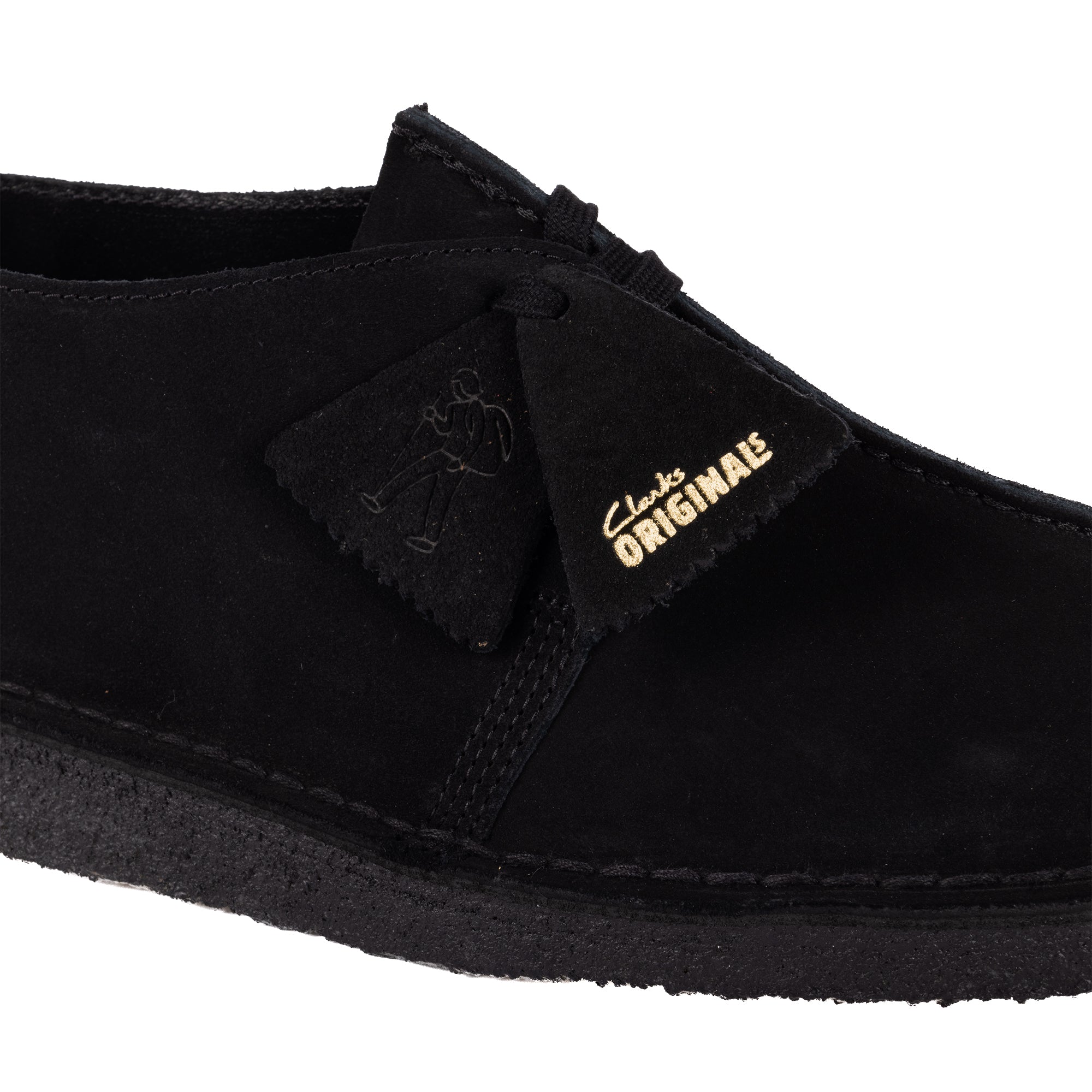 Clarks Originals Desert Trek Black Suede
